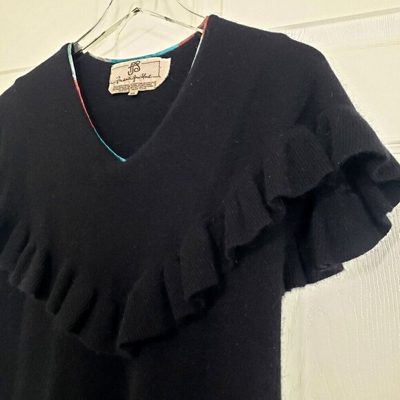 Vintage Frederika Jean Spark Maxi Dress Lambswool Angora Knit Womens Size Small - Picture 3 of 10